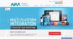 Desktop Screenshot of aim-internet-marketing.com